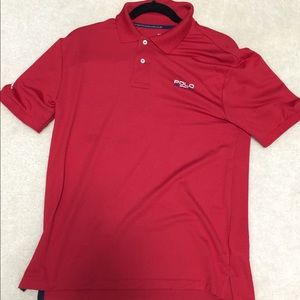 Red Ralph Lauren Performance Polo